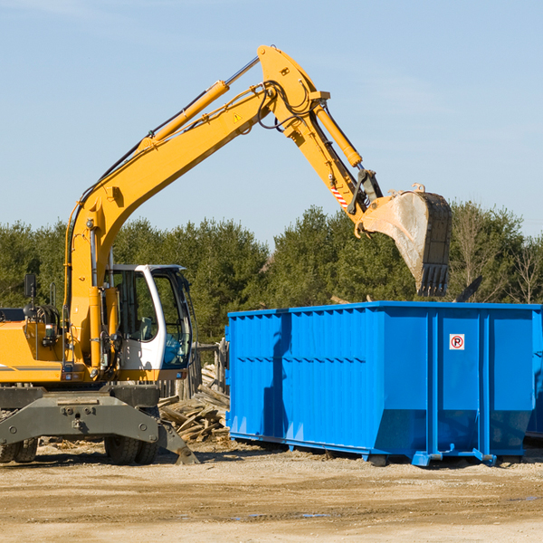 are there any additional fees associated with a residential dumpster rental in Great Falls SC